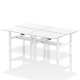 Rayleigh Back-to-Back 4 Person Height Adjustable Bench Desk